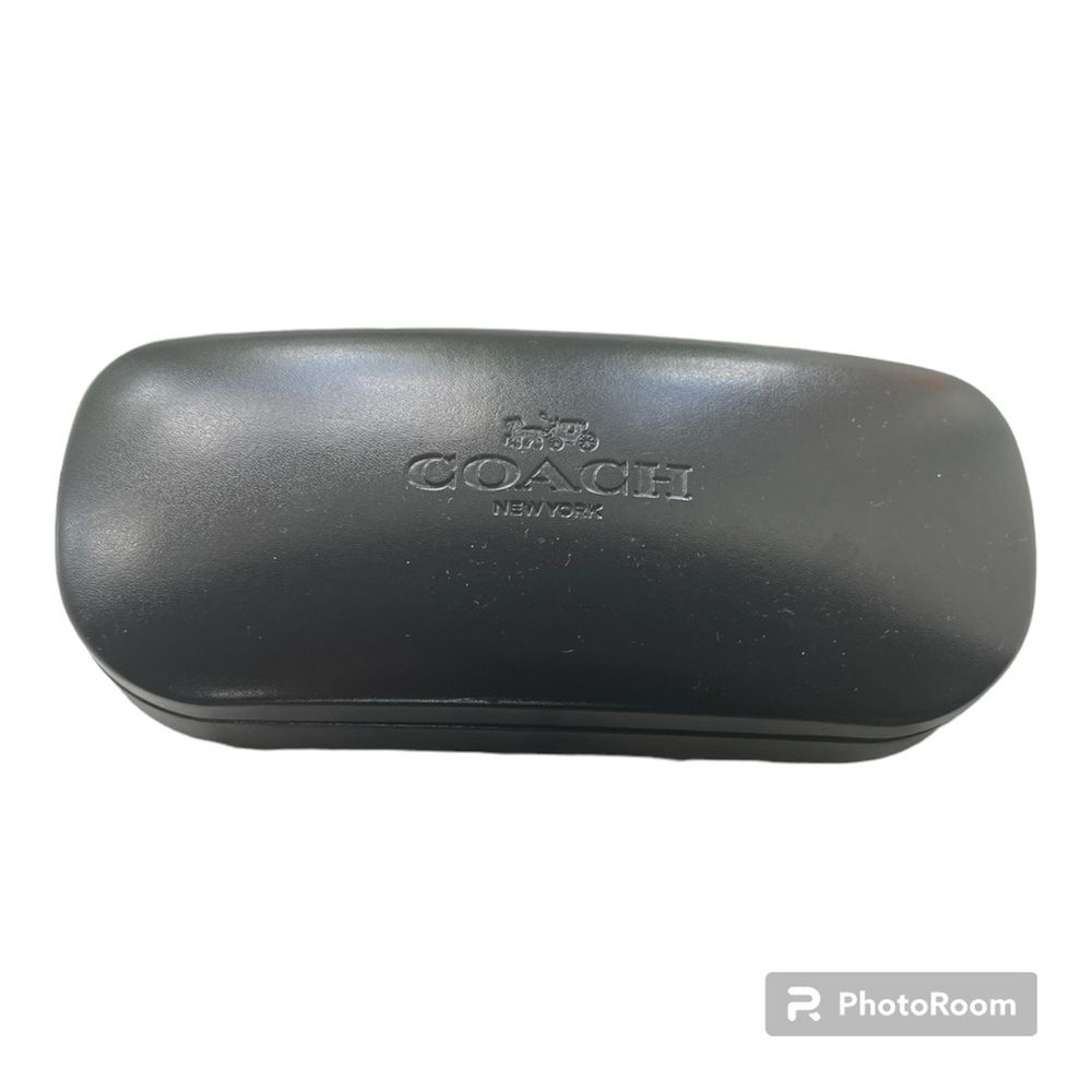 New COACH Eyeglasses Sunglasses Black Hard Case  Clamshell Medium Size